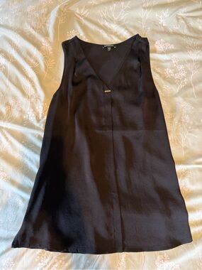 Express Black V-Neck Sleeveless Blouse